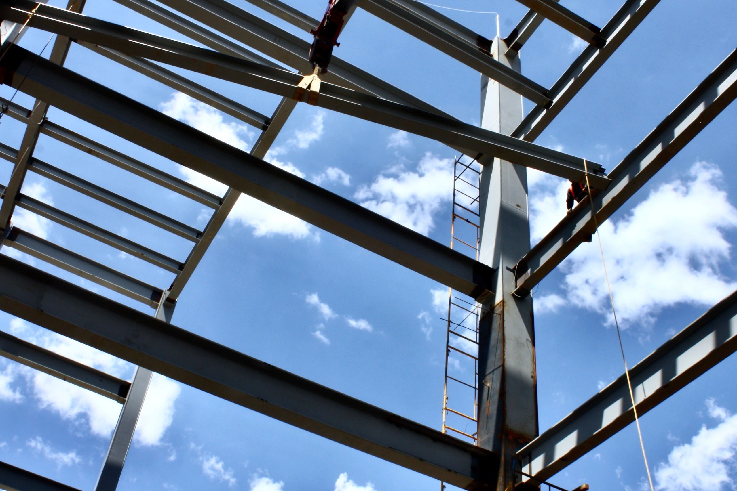Structural steel construction for schedule analysis